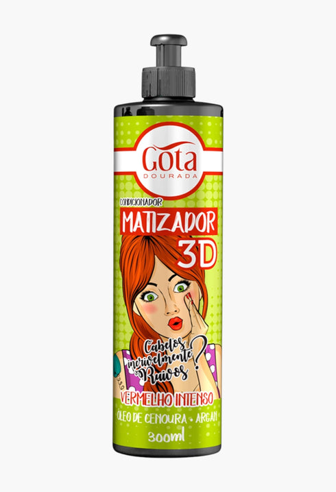 Conditioner Matizer 3D - Intense Red - GLAM MODA